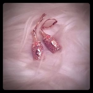 Betsey Johnson Earrings - Champagne Bottles